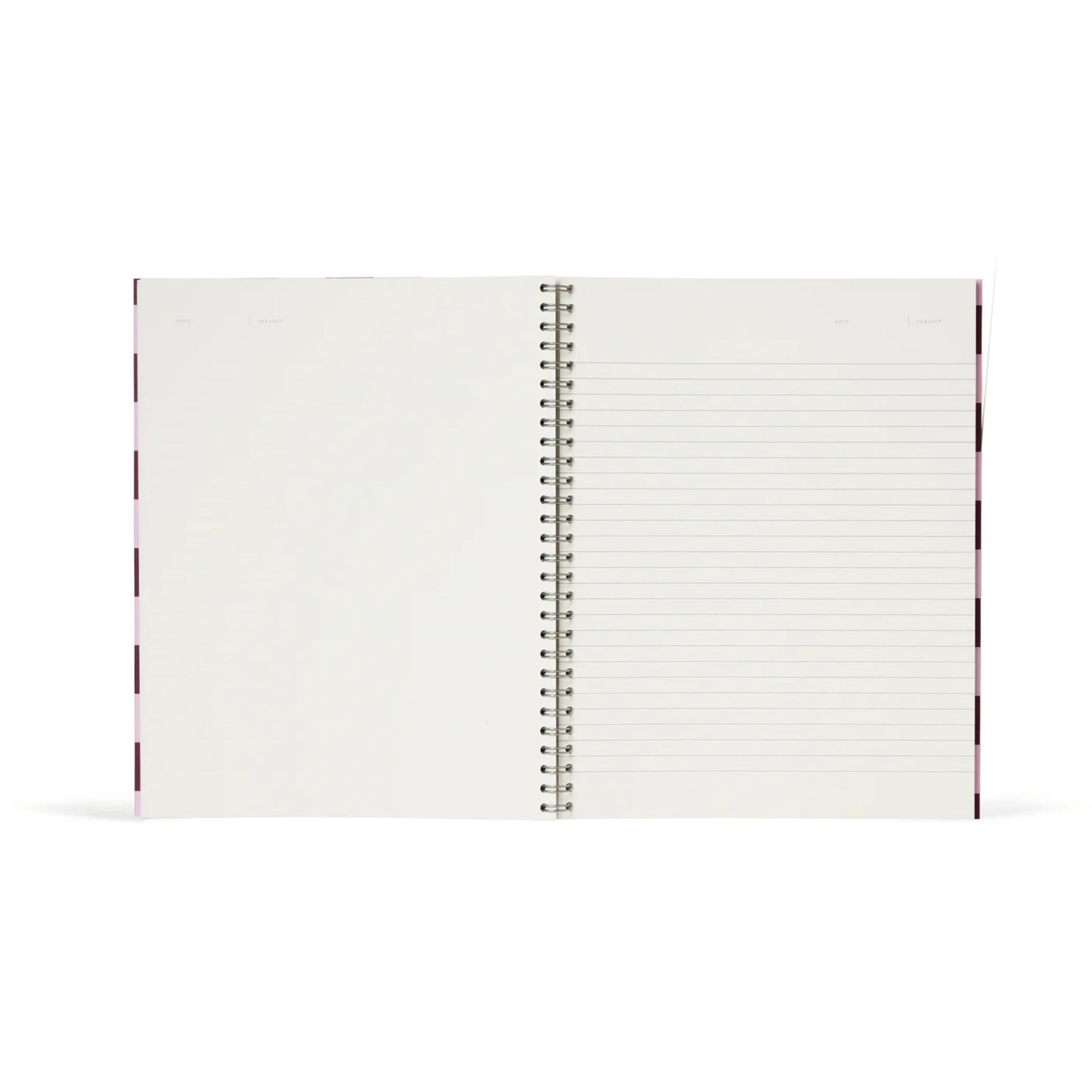 Notem Quaderni Nela Large Bordeaux Check