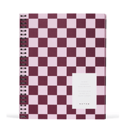Notem Quaderni Nela Large Bordeaux Check