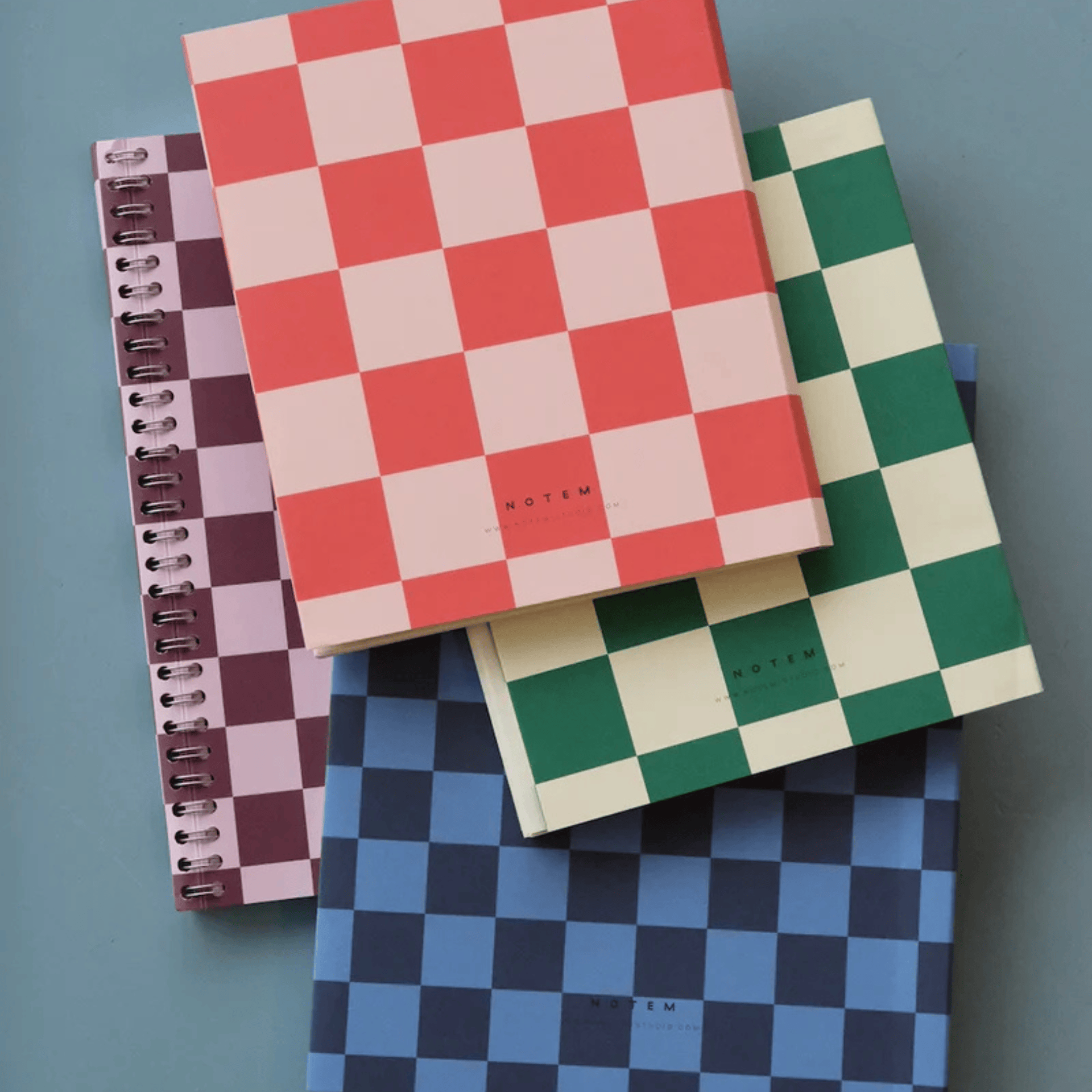 Notem Quaderni Nela Medium Green Check