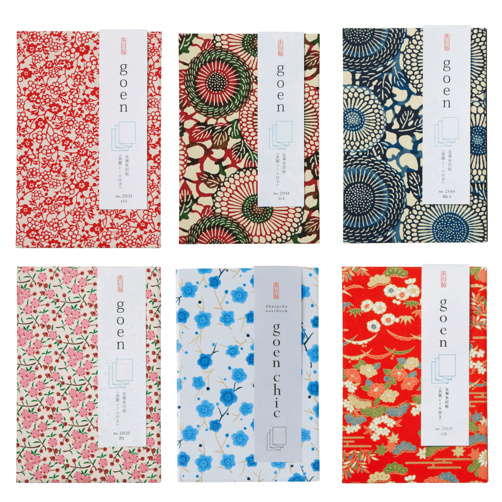 Shogado Quaderni Notebook Accordition Shogado - Goen Yuzen