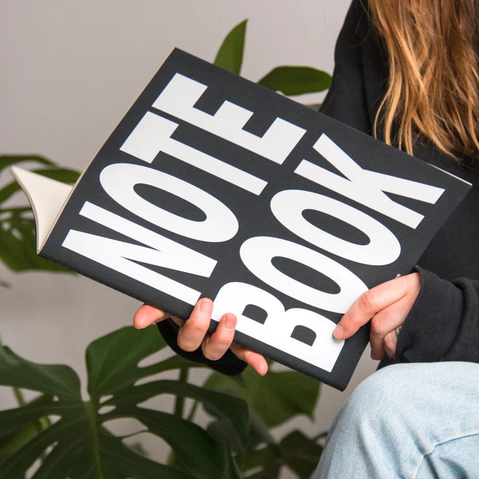 Octagon Quaderni Notebook Black Maxi