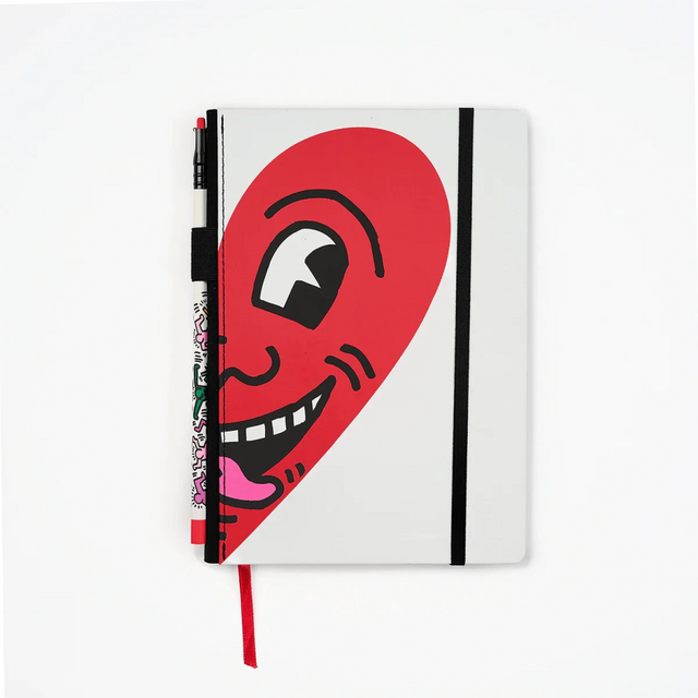 Blackwing Quaderni Notebook Blackwing Volume 292 - Keith Haring Smiling Heart