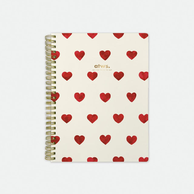 All The Way To Say Quaderni Notebook con Spirale - Heart