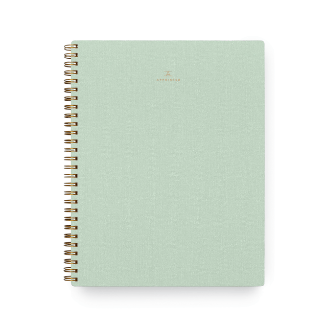 Appointed Quaderni Notebook Mineral Green a righe