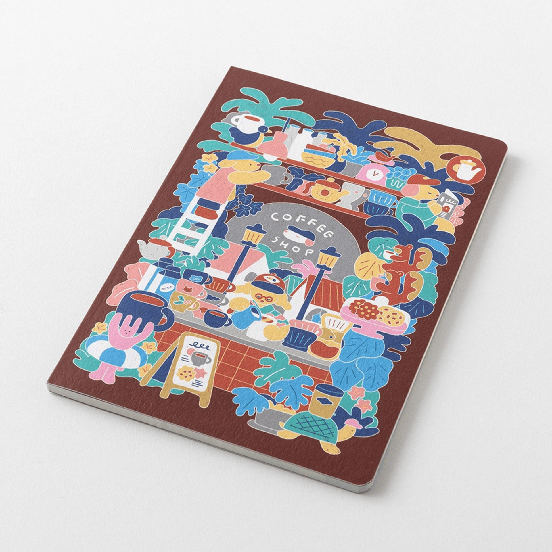 Midori Quaderni Notebook Yuru Log - Coffee Shop
