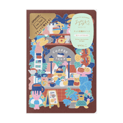 Midori Quaderni Notebook Yuru Log - Coffee Shop
