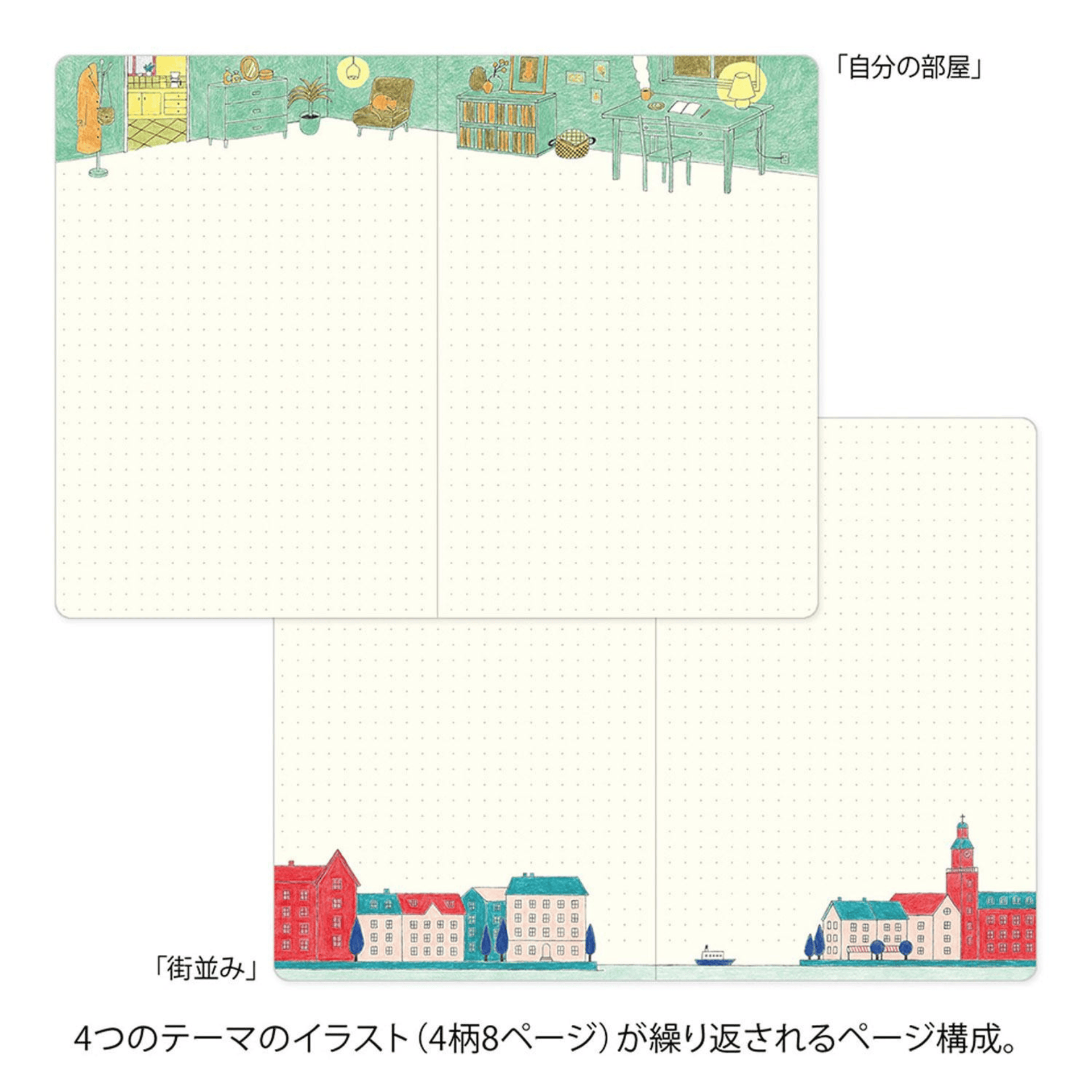 Midori Quaderni Notebook Yuru Log - Daily Life