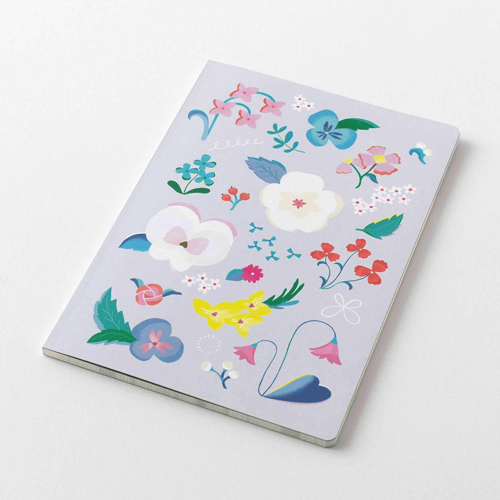 Midori Quaderni Notebook Yuru Log - Floral