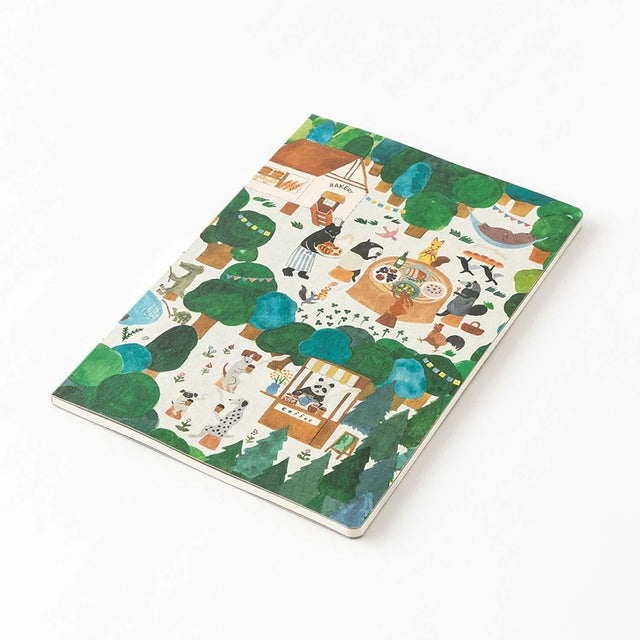 Midori Quaderni Notebook Yuru Log Forest Animal