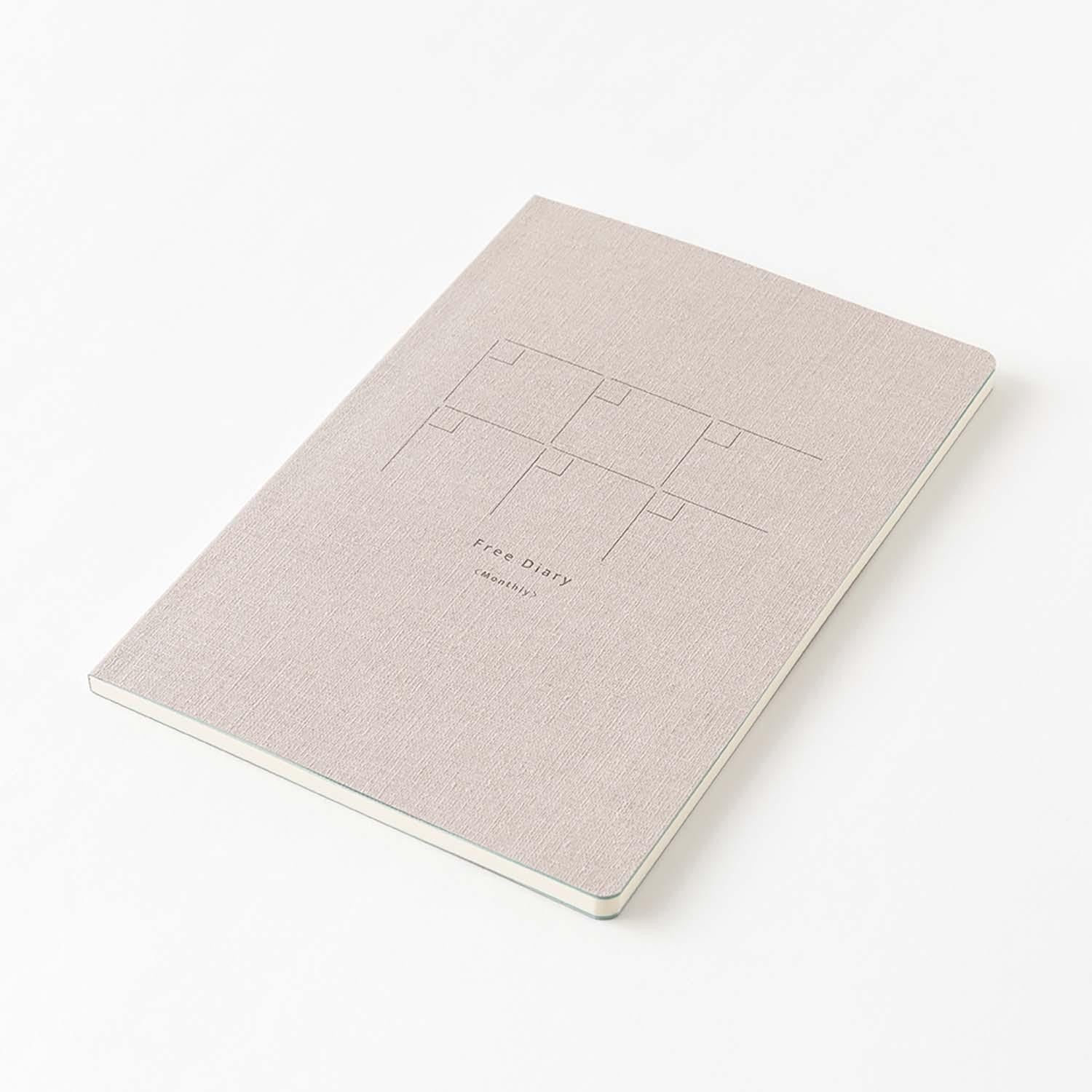 Midori Quaderni Notebook Yuru Log Free Diary Monthly