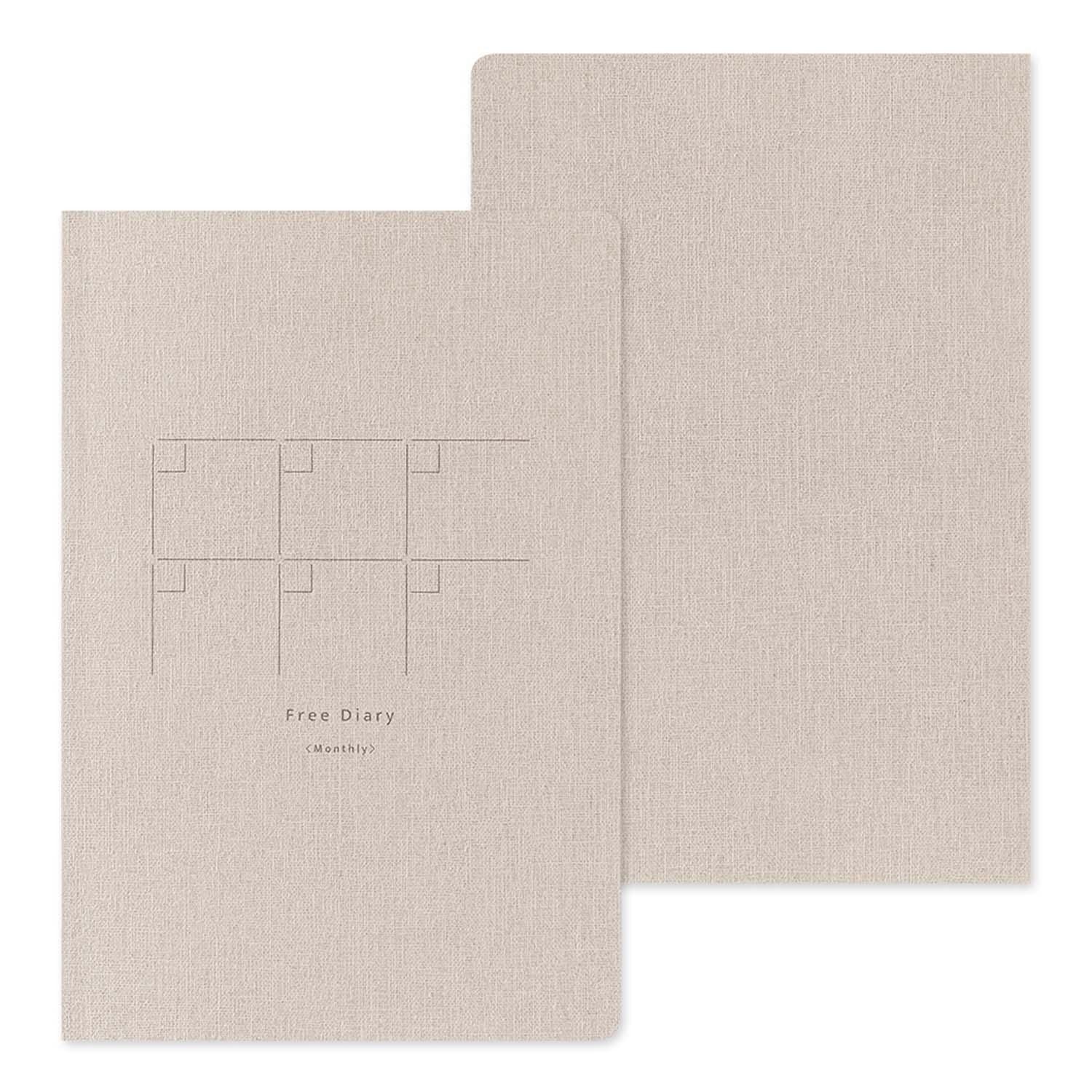 Midori Quaderni Notebook Yuru Log Free Diary Monthly