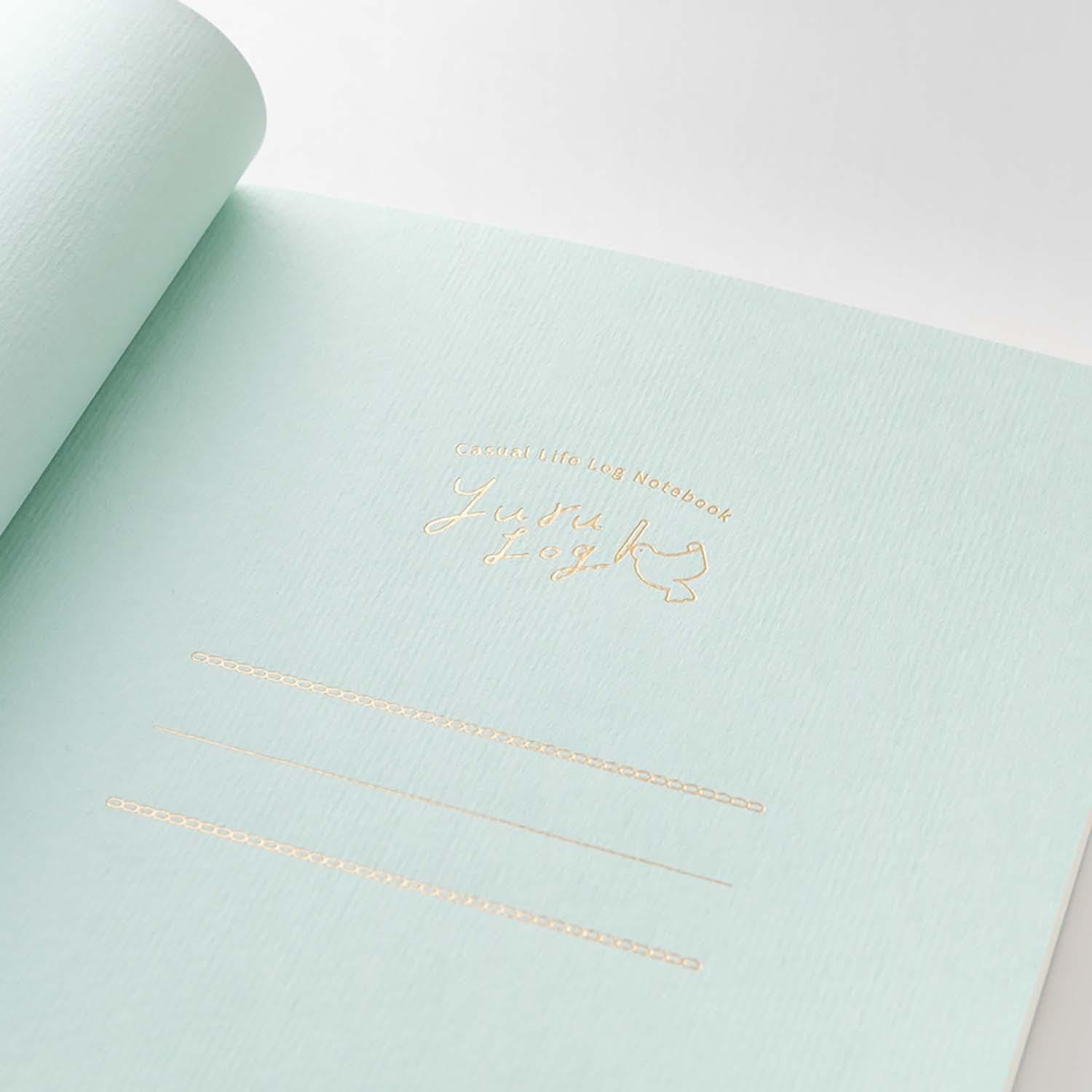 Midori Quaderni Notebook Yuru Log Free Diary Monthly