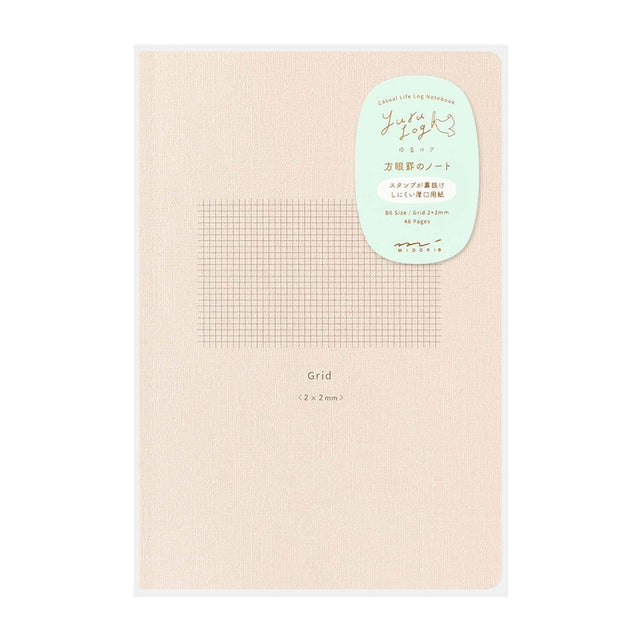 Midori Quaderni Notebook Yuru Log Grid 2x2 mm