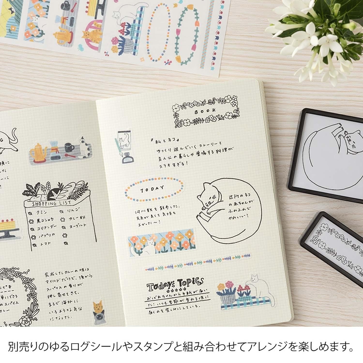 Midori Quaderni Notebook Yuru Log Grid 2x2 mm