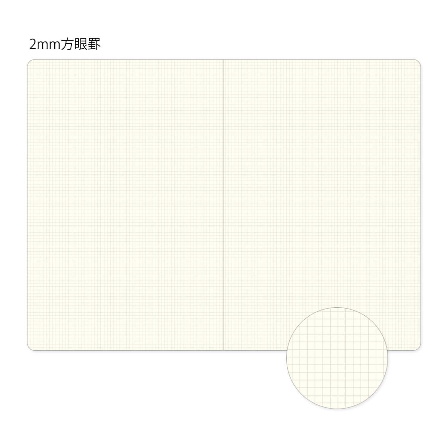 Midori Quaderni Notebook Yuru Log Grid 2x2 mm