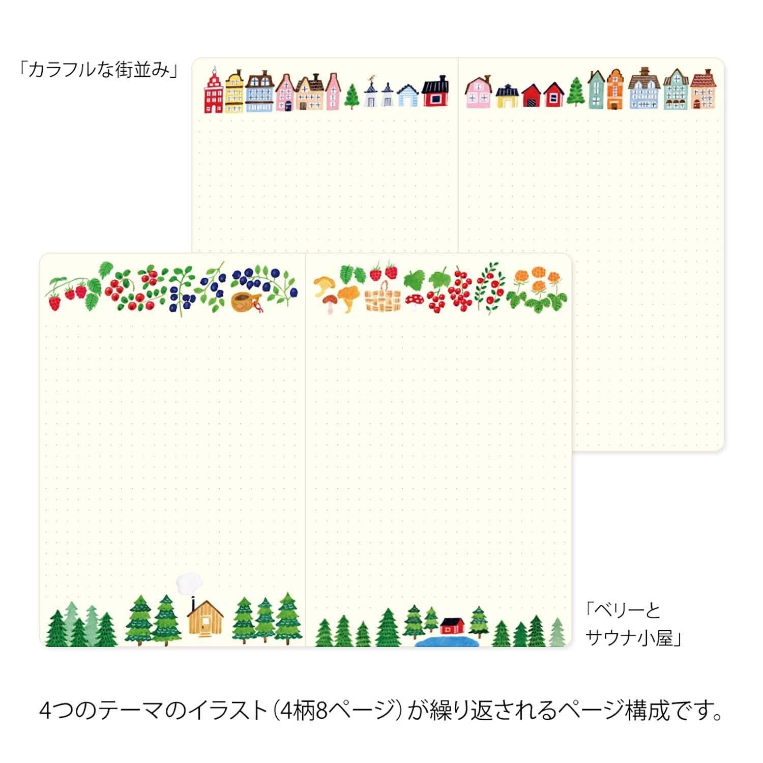 Midori Quaderni Notebook Yuru Log Scandinavia
