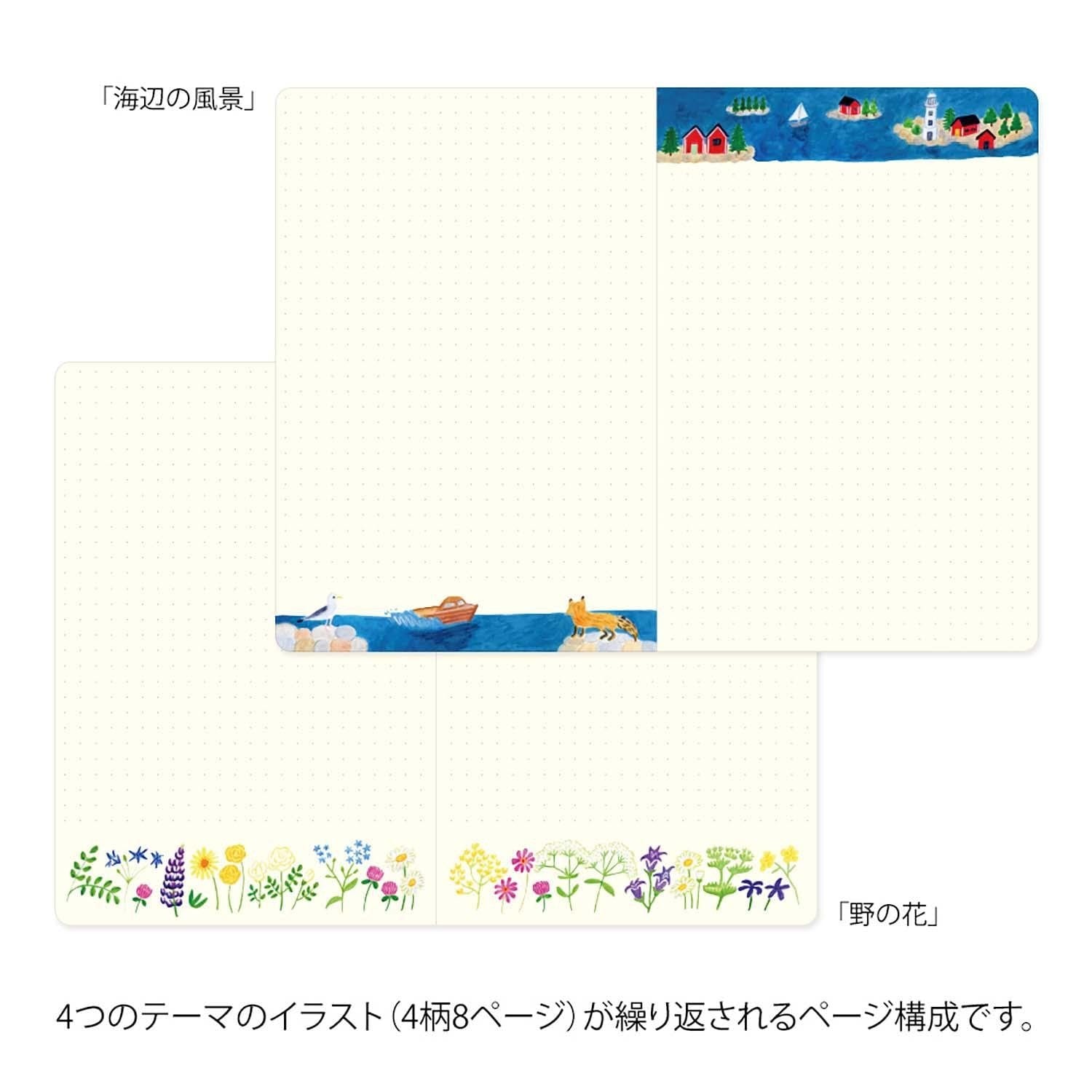 Midori Quaderni Notebook Yuru Log Scandinavia