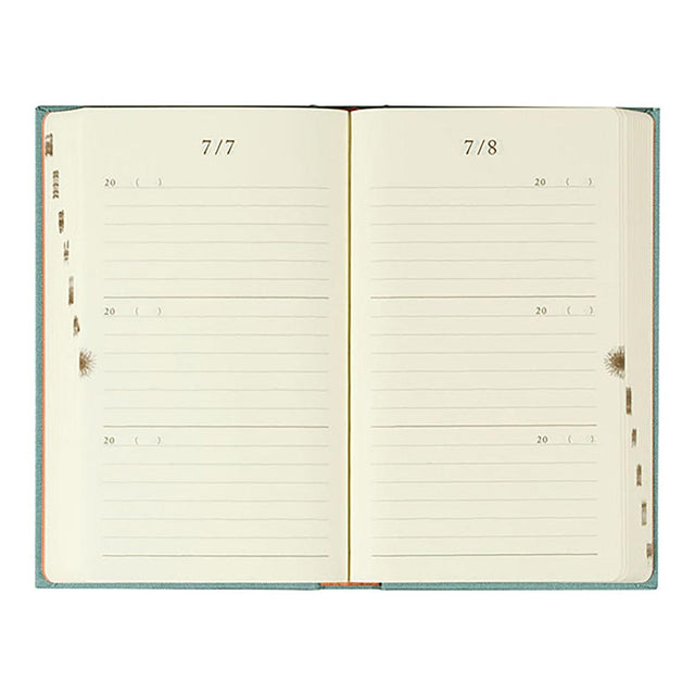 Midori Quaderni One line a day  - 3 Year Diary Midori Blue