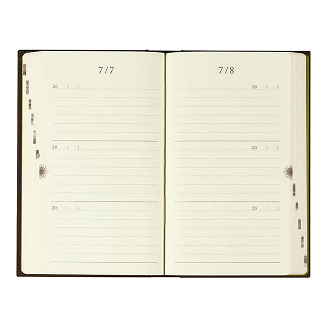 Midori Quaderni One line a day  - 3 Year Diary Midori Brown