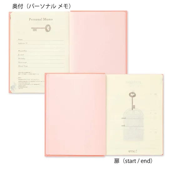 Midori Quaderni One line a day - 3 Year Diary Midori Mini Pink