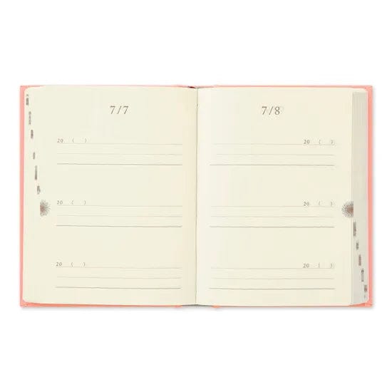 Midori Quaderni One line a day - 3 Year Diary Midori Mini Pink