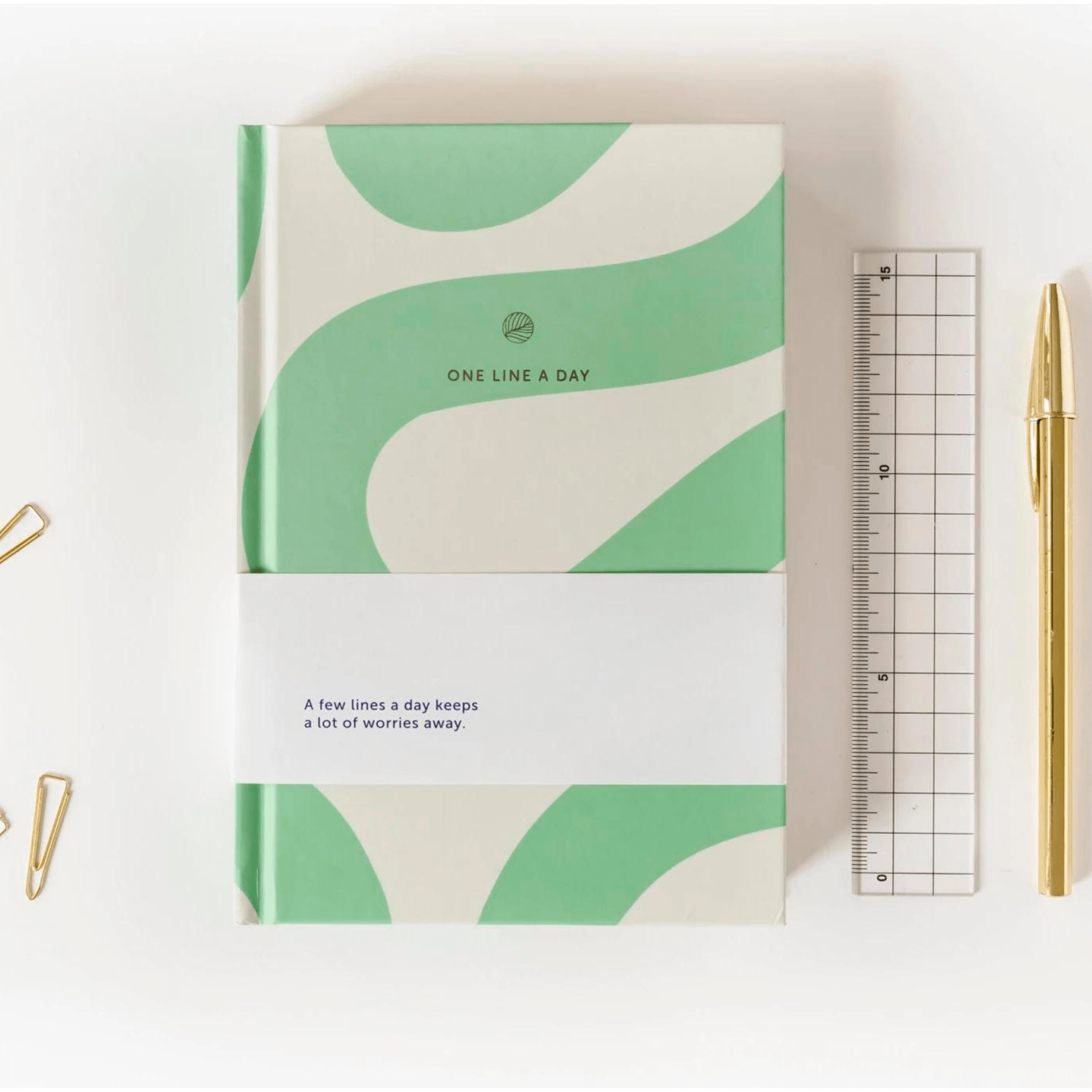 A-Journal Quaderni One line a day - Flow Mint