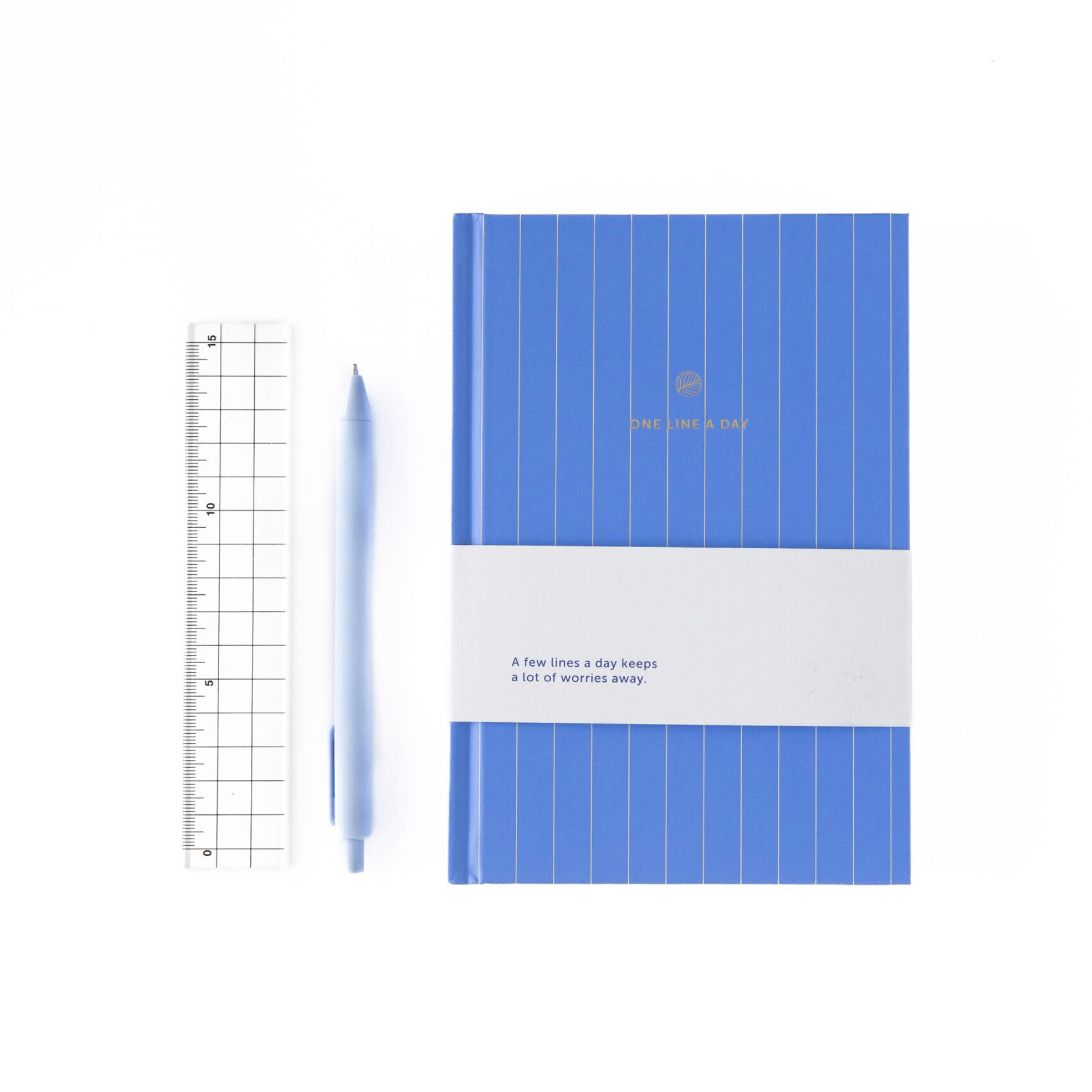 A-Journal Quaderni One line a day - Lavender Stripes