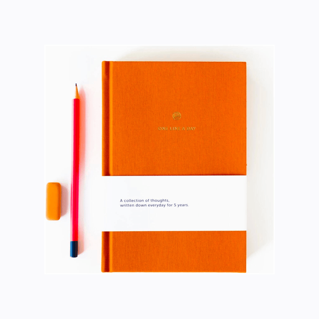 A-Journal Quaderni One line a day Orange
