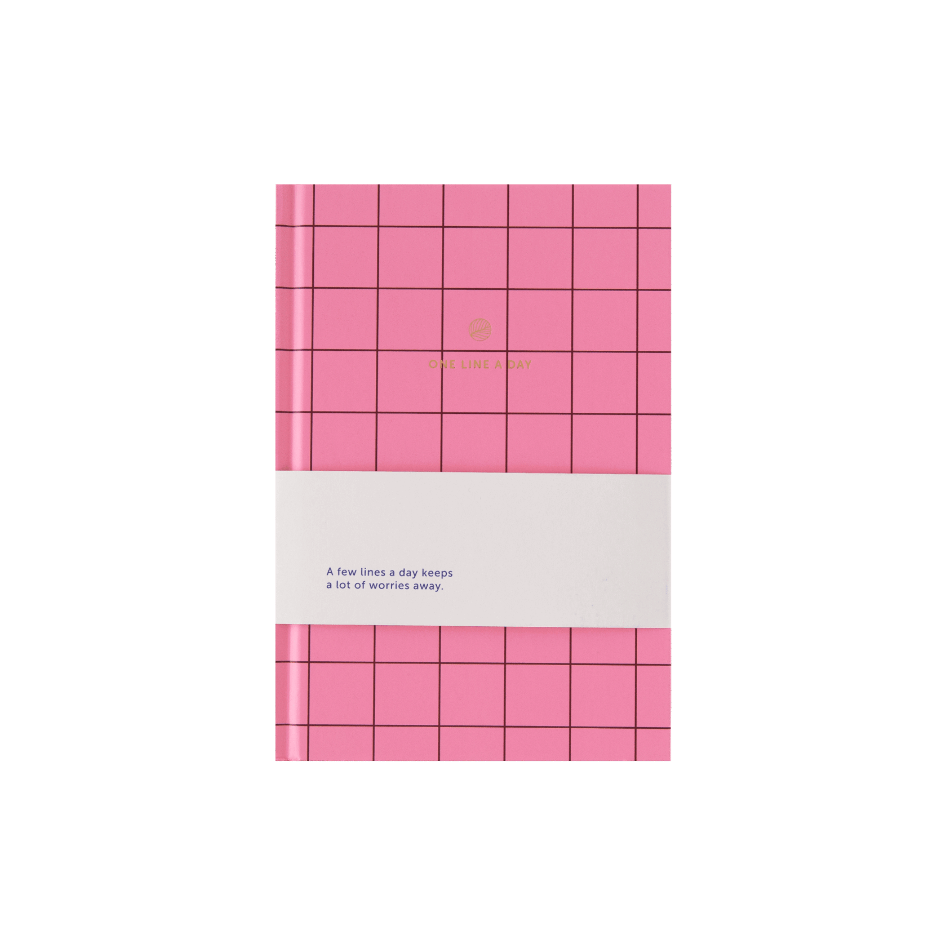 A-Journal Quaderni One line a day - Pink Checkered