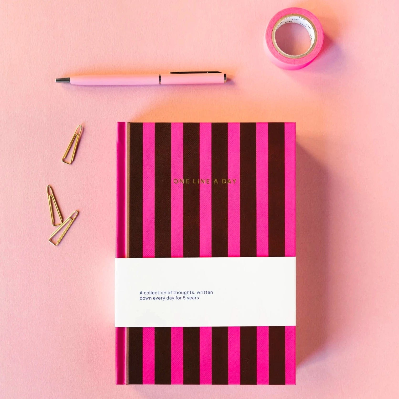 A-Journal Quaderni One line a day - Stripes