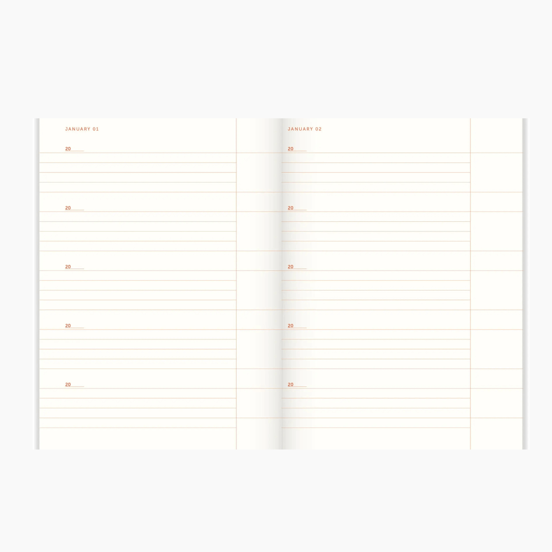 A-Journal Quaderni One line a day - Toile de Jouy