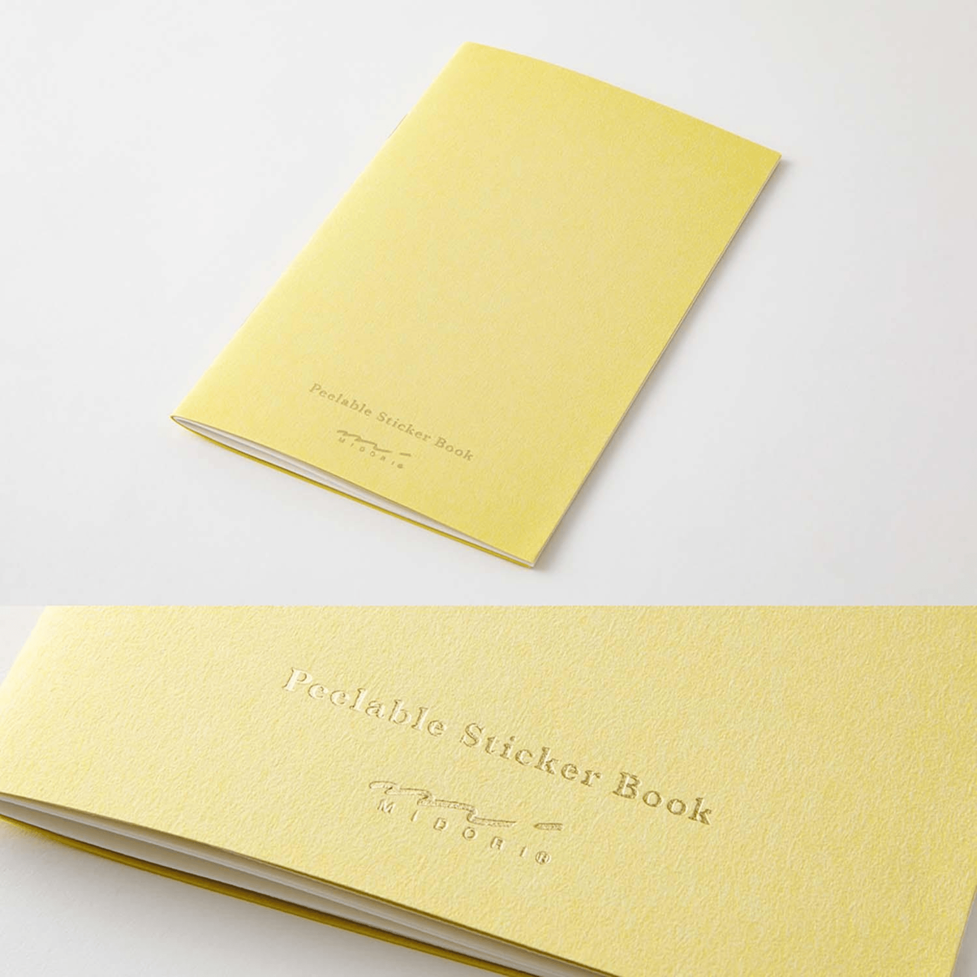 Midori Quaderni YELLOW Peelable Sticker Book Midori