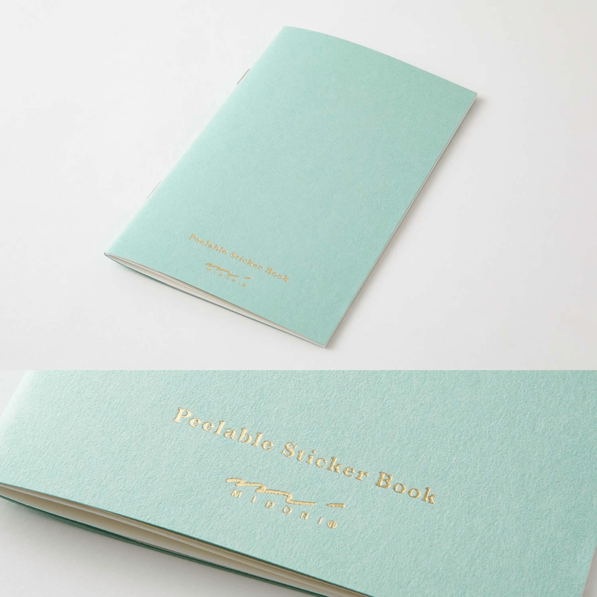 Midori Quaderni LIGHT BLUE Peelable Sticker Book Midori