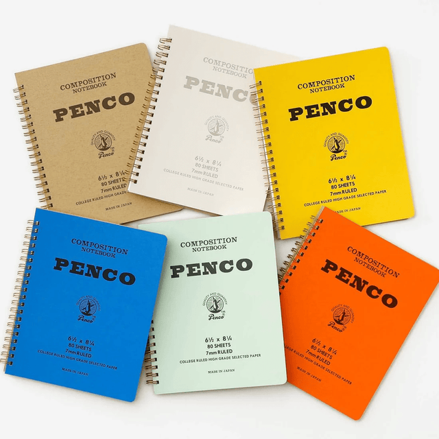 Penco Quaderni Penco Coil Notebook Large - Yellow