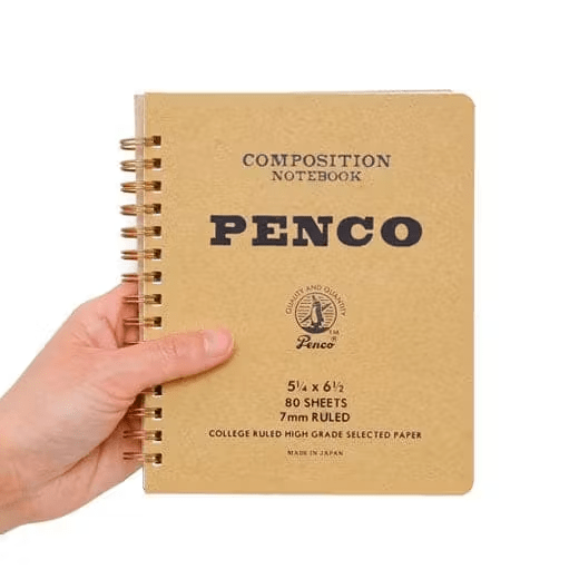 Penco Quaderni Penco Coil Notebook Medium - Natural Craft