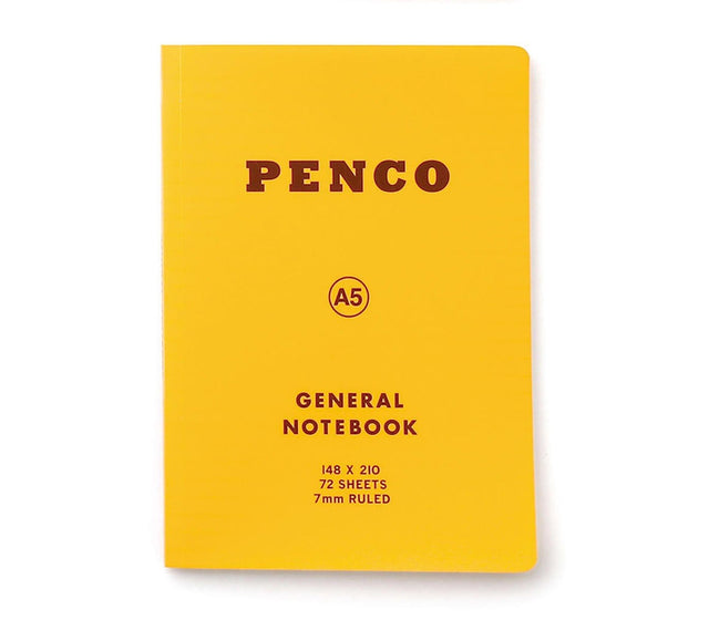 Penco Quaderni YELLOW Penco Soft Notebook A5 Ruled