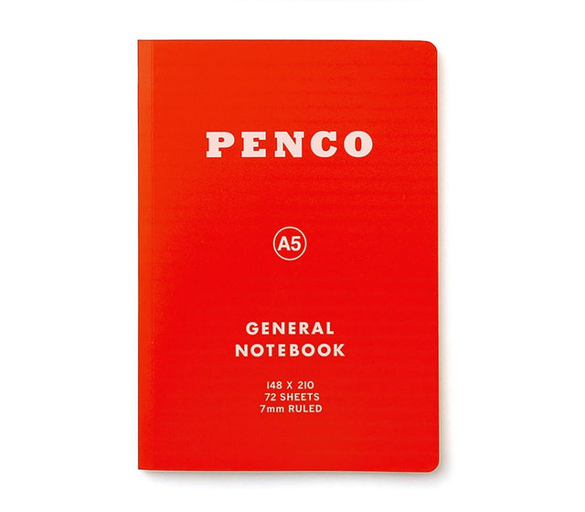 Penco Quaderni RED Penco Soft Notebook A5 Ruled
