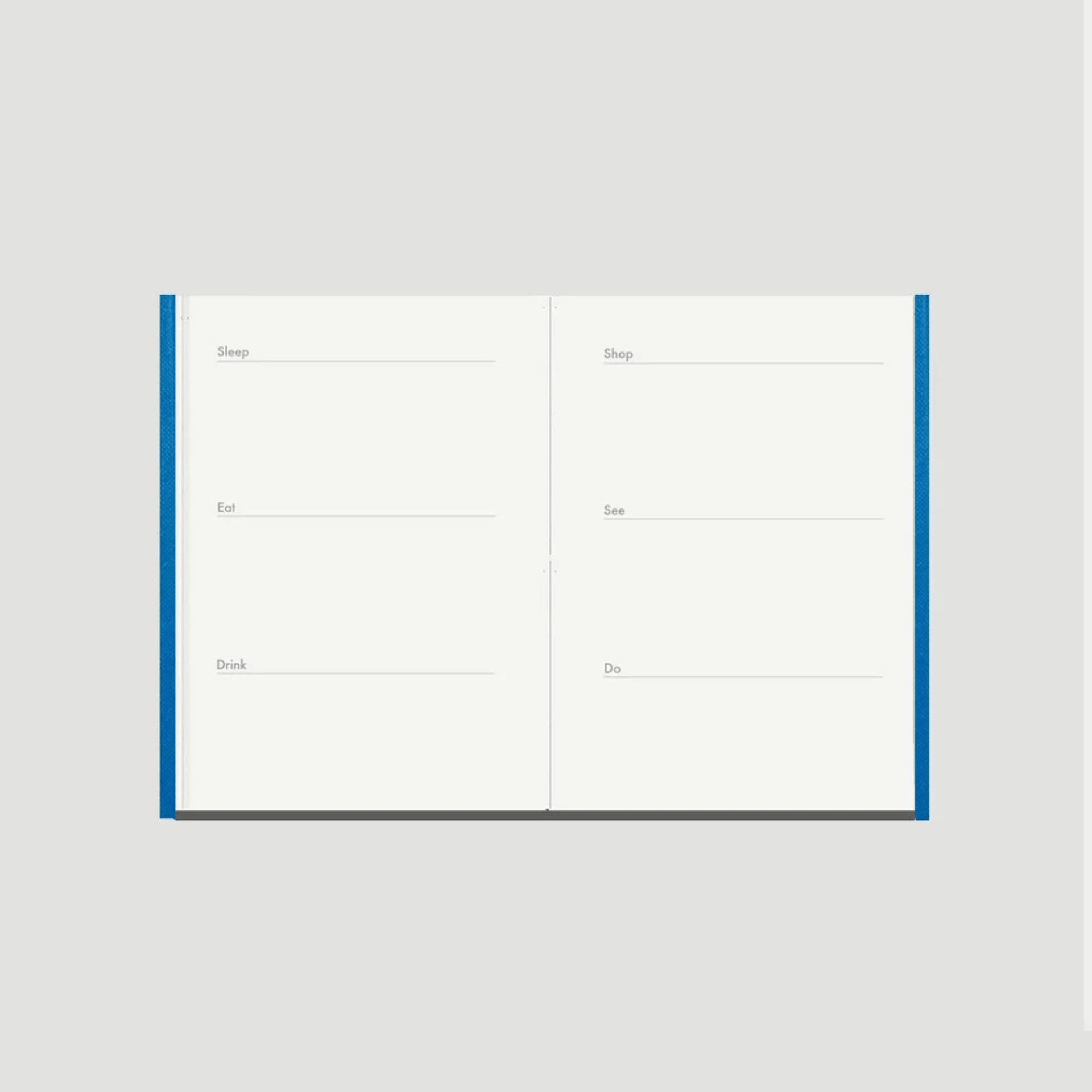 Scout Editions Quaderni Pocket Travel Archive Blue