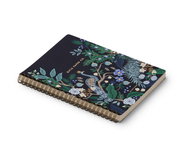 Rifle Paper Quaderni Quaderno a spirale Peacock Rifle Paper