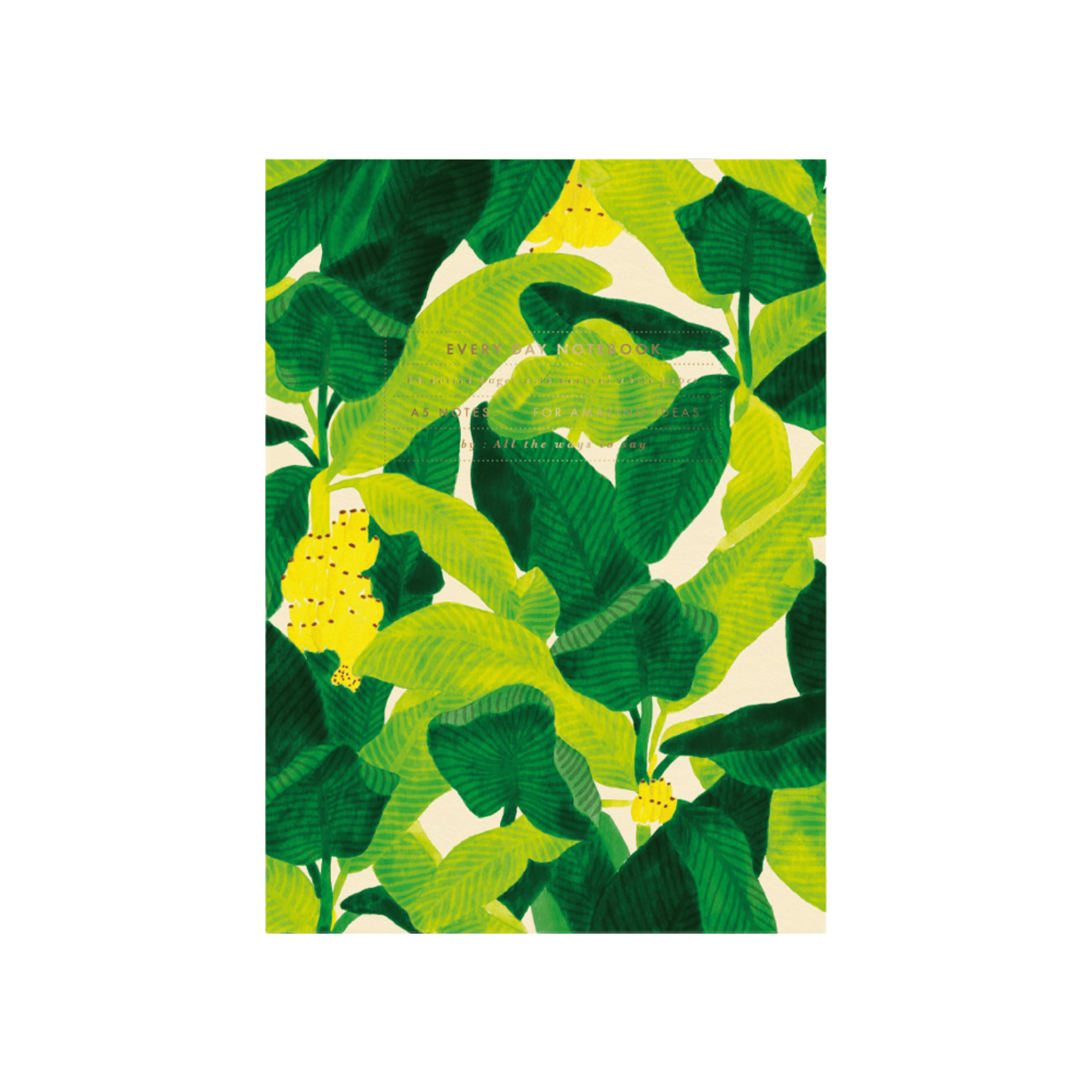 All The Way To Say Quaderni Quaderno Beverly Hills Bananas Leaves