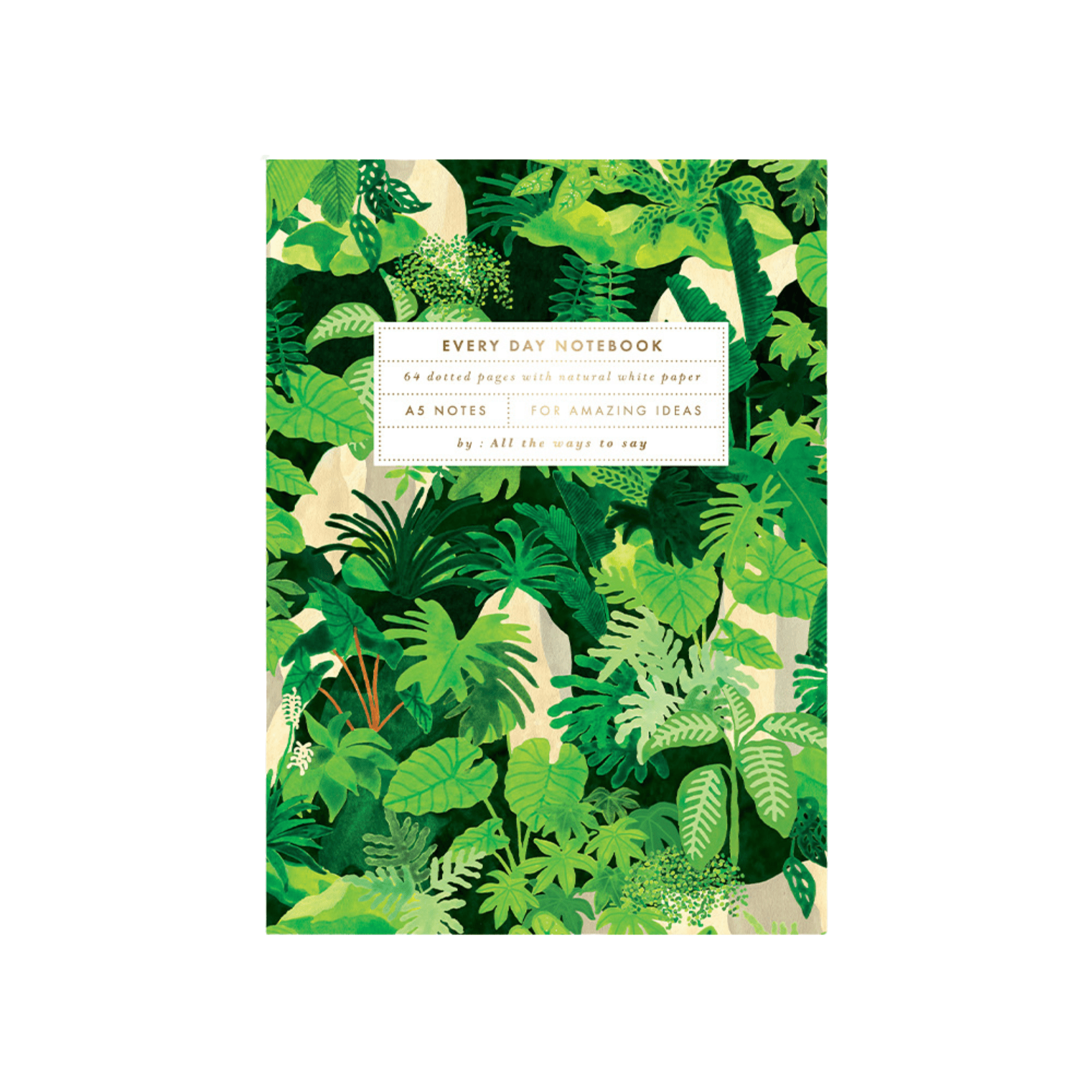 All The Way To Say Quaderni Quaderno Green Cliff