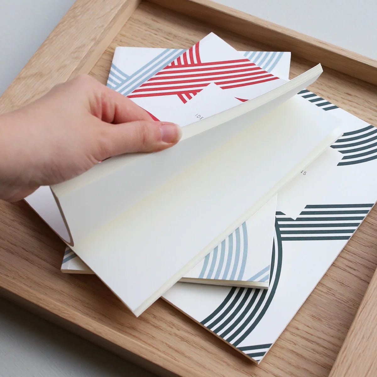 Kartotek Quaderni Quaderno Line Dusty Blue