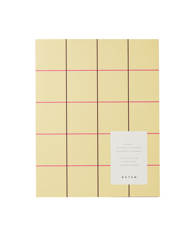 Notem Quaderni Quaderno Uma Large Yellow Check