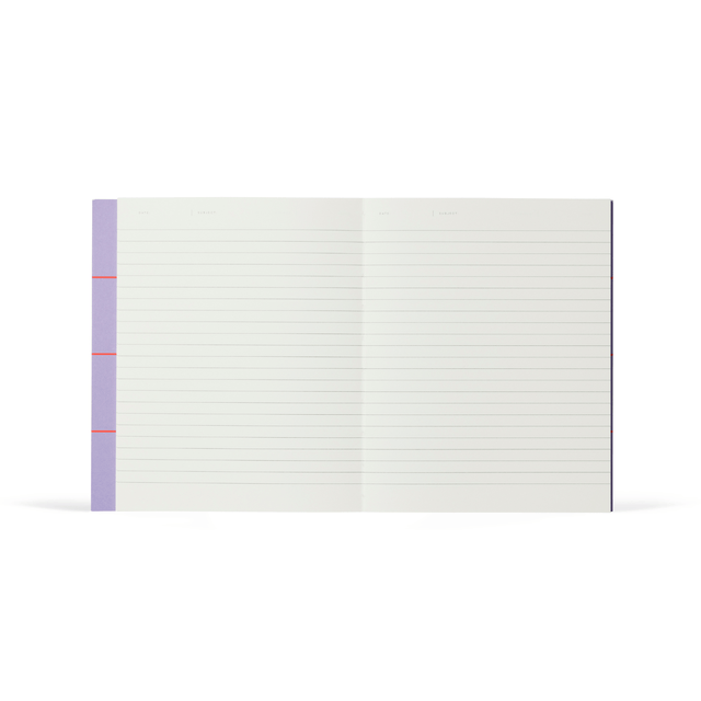 Notem Quaderni Quaderno Uma Medium Lavender Check