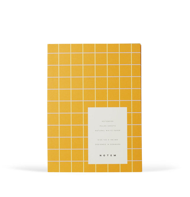 Notem Quaderni Quaderno Uma Small Ochre Check