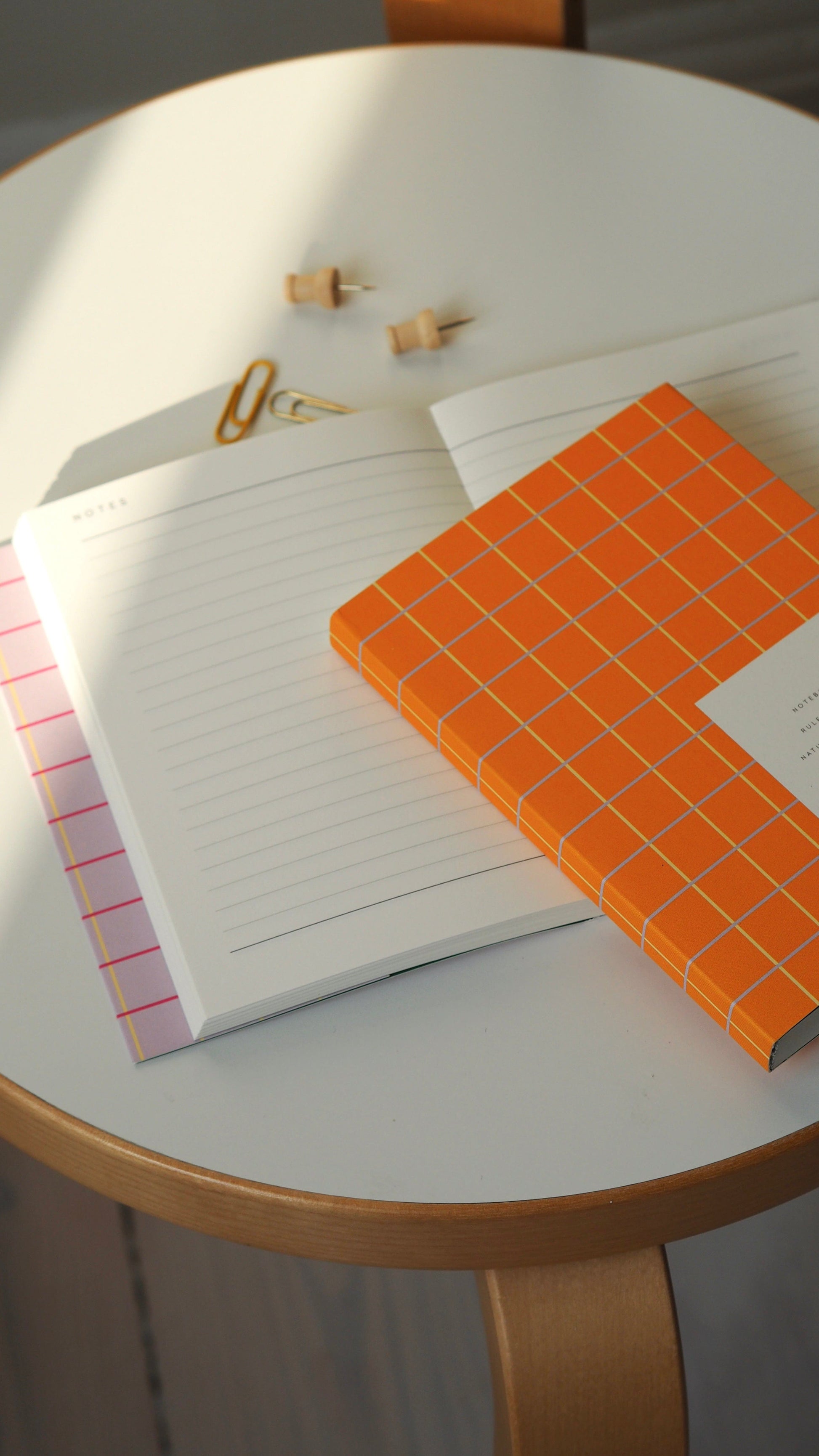 Notem Quaderni Quaderno Uma Small Ochre Check
