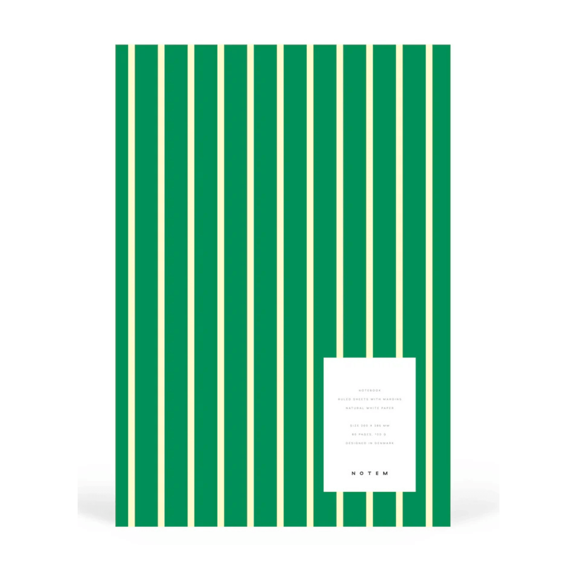 Notem Quaderni Quaderno Vita Large Green & Yellow