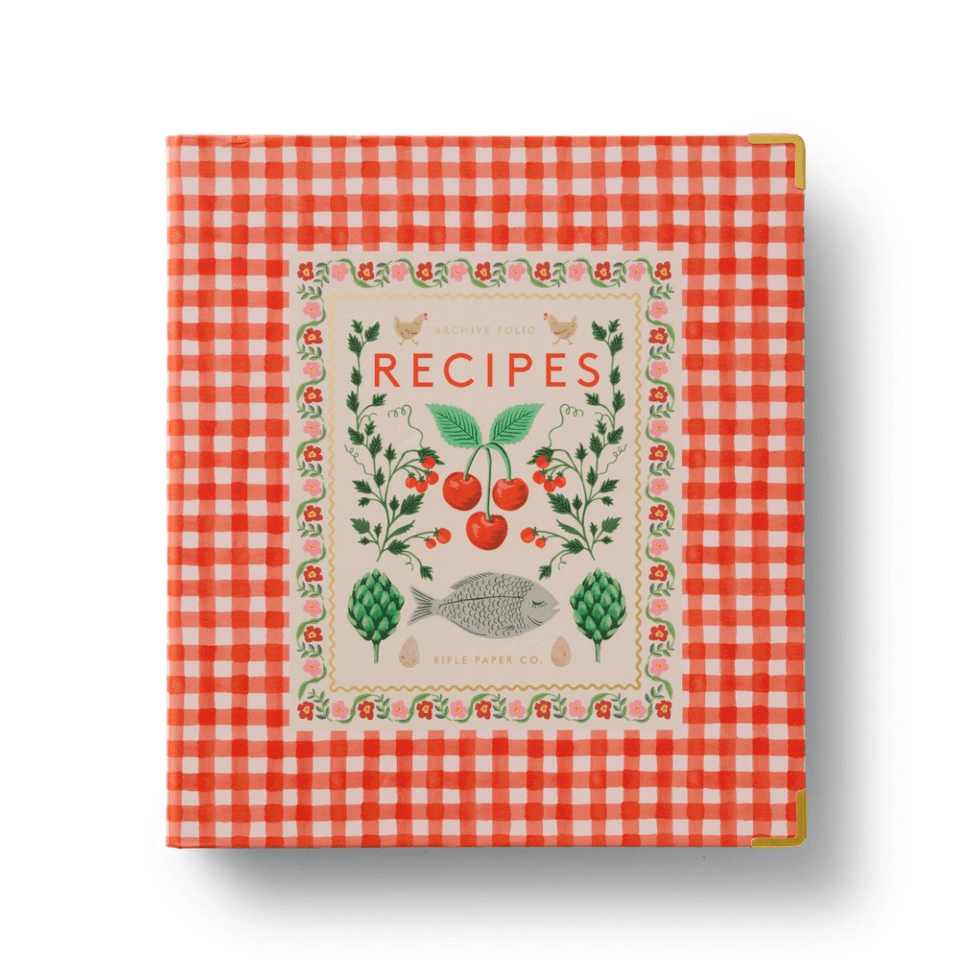 Rifle Paper Quaderni Raccoglitore per ricette Cherry Farm