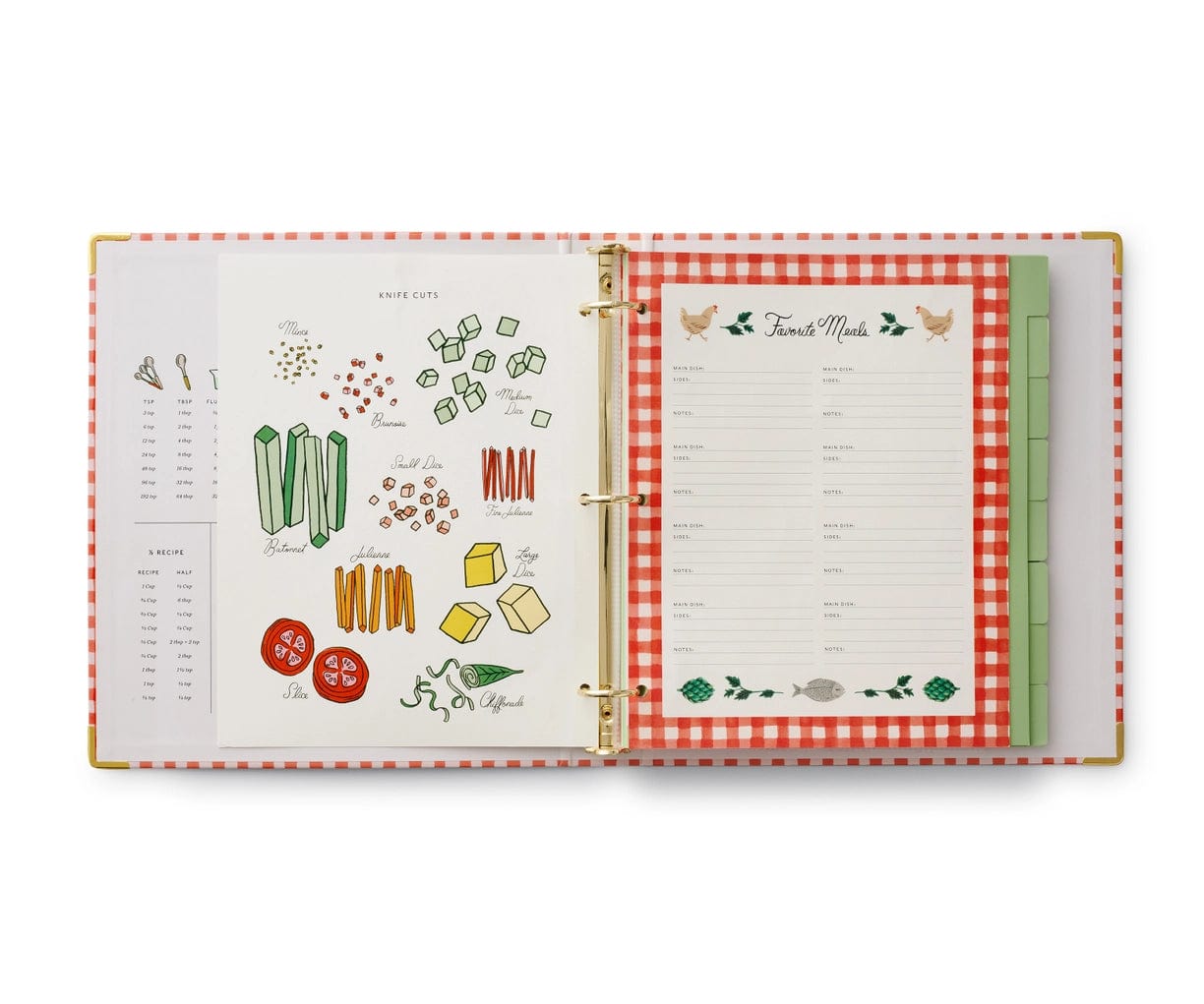 Rifle Paper Quaderni Raccoglitore per ricette Cherry Farm