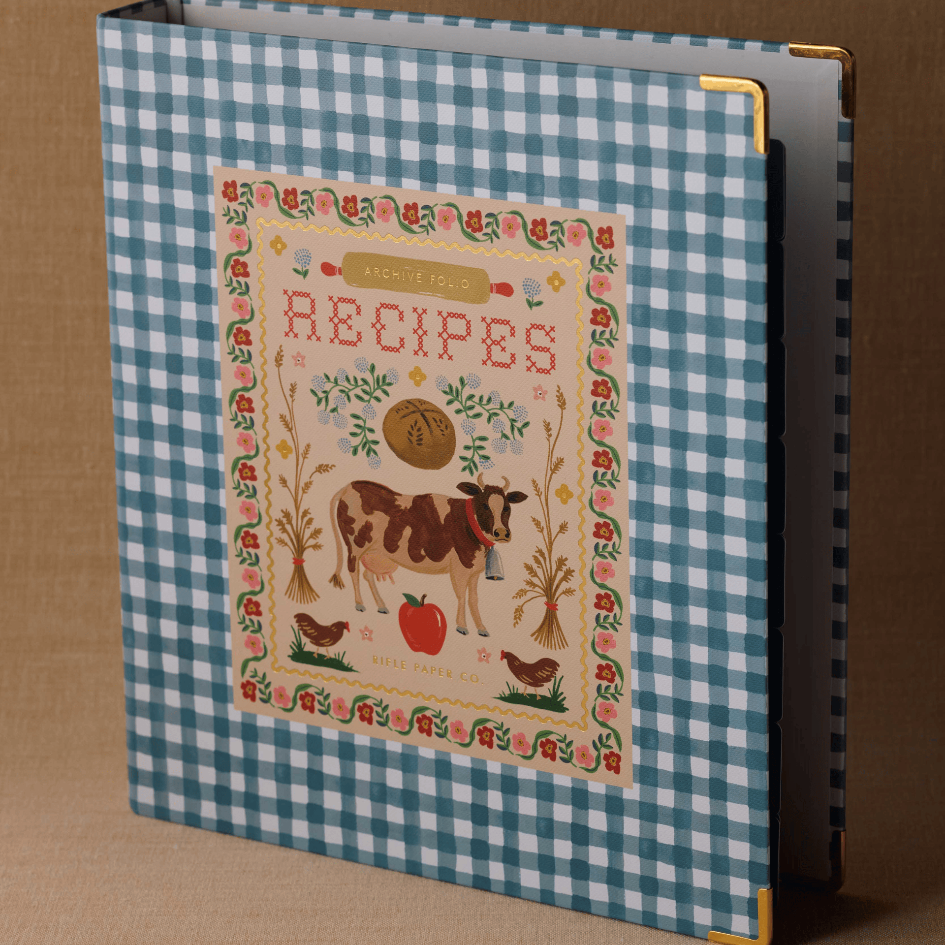 Rifle Paper Quaderni Raccoglitore per ricette Home Sweet Home